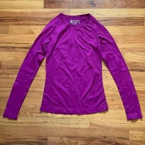Figs Salta Seamless Scrub Top Magenta Size XS Excellent Condition